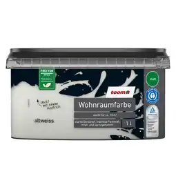 toom Baumarkt toom Wohnraumfarbe altweiß matt 1 l Angebot