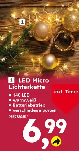 Globus Baumarkt LED Micro Lichterkette Angebot