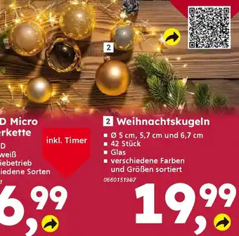 Globus Baumarkt Weihnachtskugeln Angebot