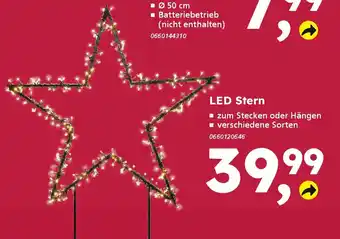 Globus Baumarkt LED Stern Angebot