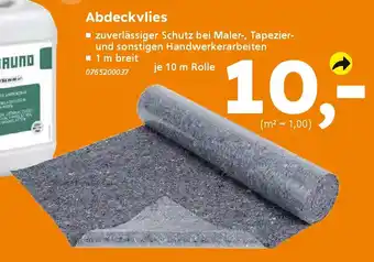 Globus Baumarkt Abdeckvlies Angebot