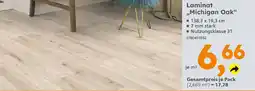 Globus Baumarkt Laminat ,,Michigan Oak" Angebot