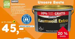 Globus Baumarkt PRIMASTER Raumweiß Extra Angebot