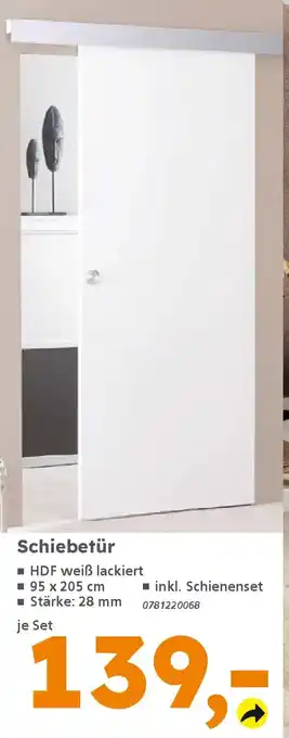 Globus Baumarkt Schiebetür Angebot