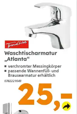 Globus Baumarkt TrendLine Waschtischarmatur „Atlanta" Angebot