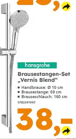 Globus Baumarkt hansgrohe Brausestangen-Set "Vernis Blend" Angebot