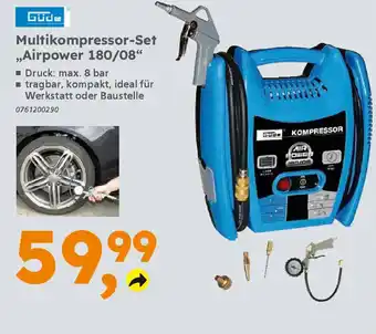 Globus Baumarkt Güde Multikompressor-Set ,,Airpower 180/08" Angebot