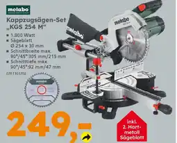 Globus Baumarkt metabo Kappzugsägen-Set „KGS 254 M❝ Angebot