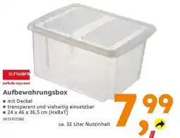 Globus Baumarkt Sunware Aufbewahrungsbox Angebot