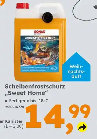 Globus Baumarkt SONAX Scheibenfrostschutz ,,Sweet Home" Angebot