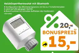Globus Baumarkt Heizkörperthermostat mit Bluetooth Angebot