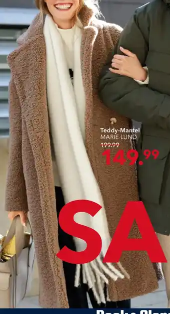 Peek & Cloppenburg Hamburg MARIE LUND Teddy-Mantel Angebot
