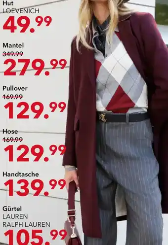 Peek & Cloppenburg Hamburg Mantel Angebot