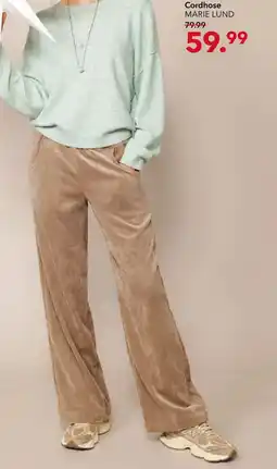 Peek & Cloppenburg Hamburg MARIE LUND Cordhose Angebot