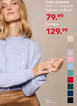 Peek & Cloppenburg Hamburg FRANCO CALLEGARI PURE CASHMERE Pullover Angebot