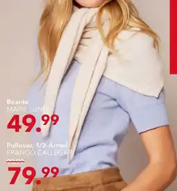 Peek & Cloppenburg Hamburg FRANCO CALLEGARI Pullover 1/2-Ärmel Angebot