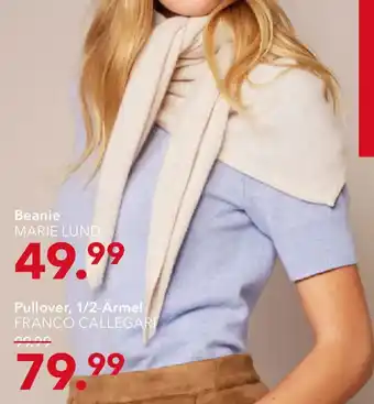 Peek & Cloppenburg Hamburg FRANCO CALLEGARI Pullover 1/2-Ärmel Angebot