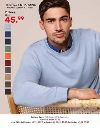 Peek & Cloppenburg Hamburg FINSHLEY & HARDING Pullover Angebot