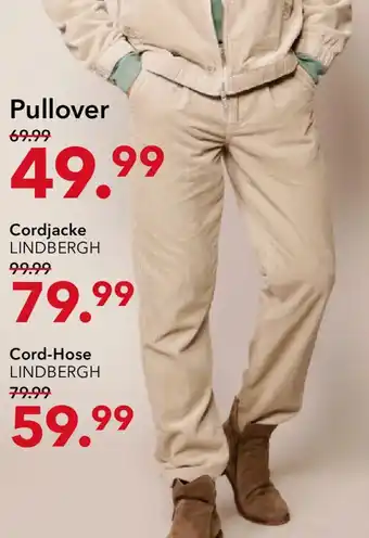 Peek & Cloppenburg Hamburg LINDBERGH Cord-Hose Angebot