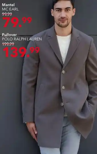 Peek & Cloppenburg Hamburg MC EARL Mantel Angebot