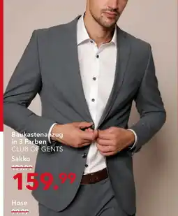 Peek & Cloppenburg Hamburg CLUB OF GENTS Baukastenanzug Sakko Angebot