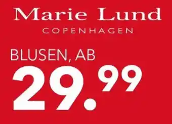 Peek & Cloppenburg Hamburg Marie Lund BLUSEN Angebot