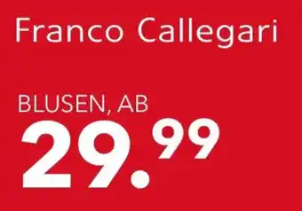 Peek & Cloppenburg Hamburg Franco Callegari BLUSEN Angebot