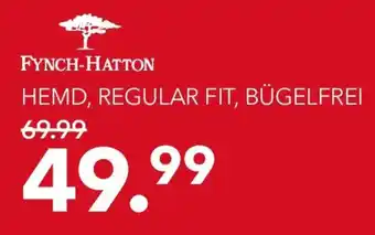 Peek & Cloppenburg Hamburg FYNCH-HATTON HEMD, REGULAR FIT, BÜGELFREI Angebot