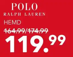 Peek & Cloppenburg Hamburg POLO RALPH LAUREN HEMD Angebot