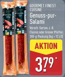 Aldi Nord GOURMET FINEST CUISINE Genuss-pur Salami Angebot