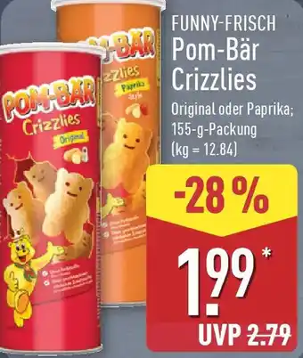 Aldi Nord FUNNY-FRISCH Pom-Bär Crizzlies Angebot