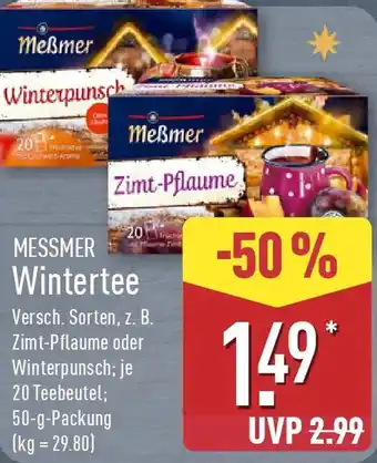 Aldi Nord MESSMER Wintertee Angebot
