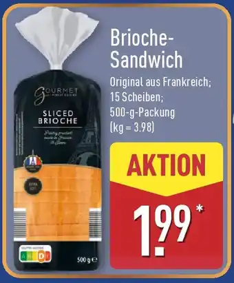 Aldi Nord Brioche Sandwich Angebot