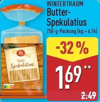 Aldi Nord WINTERTRAUM Butter Spekulatius Angebot