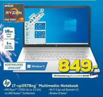 Euronics XXL Hp 17-cp0579ng Multimedia-notebook Angebot