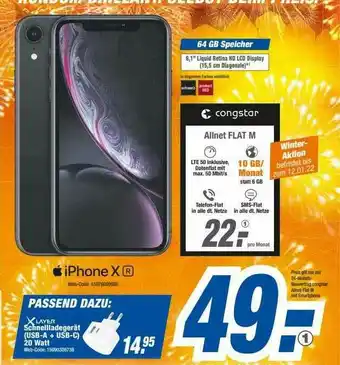 expert Octomedia Iphone X Mit Congstar Allnet Flat M Angebot
