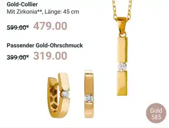 Globus Gold-collier Angebot