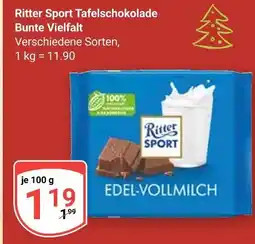 Globus Ritter sport tafelschokolade bunte vielfalt Angebot