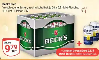 Globus Beck’s bier Angebot