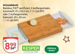 Globus Kesper schneidebrett bambus Angebot