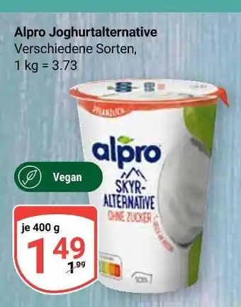 Globus Alpro joghurtalternative Angebot