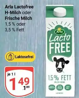 Globus Arla lactofree h-milch Angebot