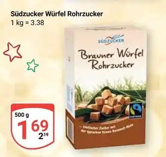 Globus Südzucker brauner würfel rohrzucker Angebot
