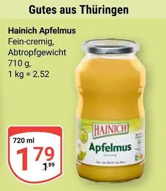 Globus Hainich apfelmus Angebot