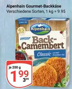 Globus Alpenhain gourmet-backkäse Angebot