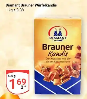 Globus Diamant brauner würfelkandis Angebot