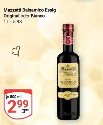 Globus Mazzetti balsamico essig original Angebot