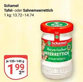 Globus Schamel tafelmeerrettich Angebot