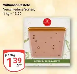 Globus Wiltmann pfeffer-leber-pastete Angebot