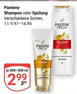 Globus Pantene shampoo Angebot